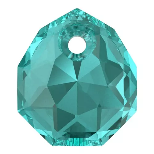 16mm PureCrystal 6436 Majestic Pendant - Blue Zircon x1