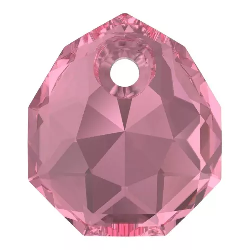 16mm PureCrystal 6436 Majestic Pendant - Rose x1