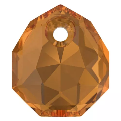 16mm PureCrystal 6436 Majestic Pendant - Light Amber x1