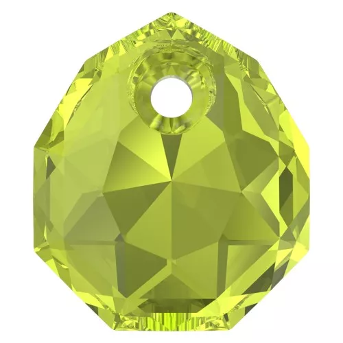 16mm PureCrystal 6436 Majestic Pendant - Citrus Green x1