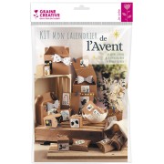 DIY Advent calendar - 24 cubes to decorate x1|raw }}