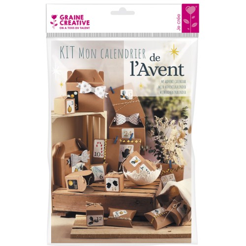 DIY Advent calendar - 24 cubes to decorate x1