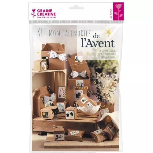 DIY Advent calendar - 24 cubes to decorate x1