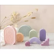 Candle mold - 2 shapes - Graine créative - Line Art x1