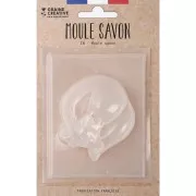7x6cm Soap making mould - Fox- Transparent x1