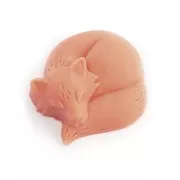 7x6cm Soap making mould - Fox- Transparent x1