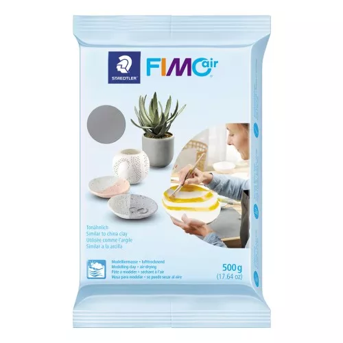 Pâte Fimo Air - Gris (n°80) x500g