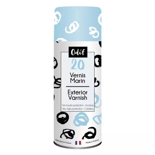 Odif Marine Spray Varnish No. 20 - Water-Resistant - Clear x 400 ml