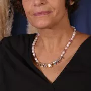 7x6mm Flat Round Bead with rhinestones - Silver - Light Green x1