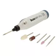 Cordless rotary tool with 6 bits for engraving, grinding and sanding x1