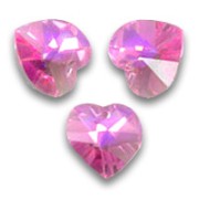PureCrystal 6228 Heart 14,4x14mm Rose AB x1|raw }}