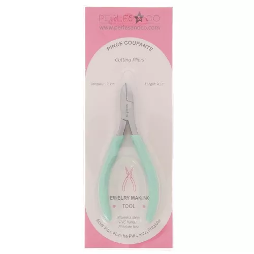 11cm Cutting pliers by Perles & Co - Glitter Mint x1