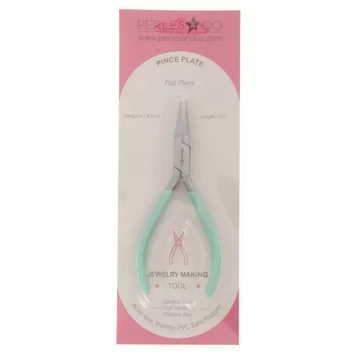 11.5cm Flat pliers by Perles & Co - Glitter Mint x1