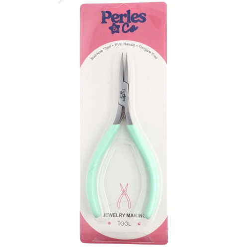 13cm Long nose flat nose pliers with spring By Perles & Co - Mint x1