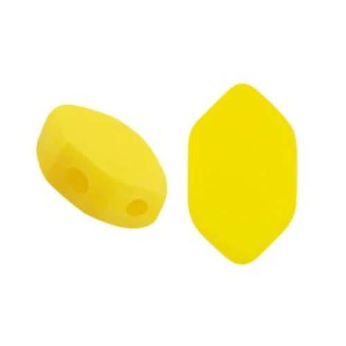 7x4mm Glass beads Paros® by Puca® - Jonquil Opal Mat x10g
