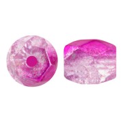 6x5mm Glass beads Baros® by Puca® - Ice Slushy Strawberry x10g
