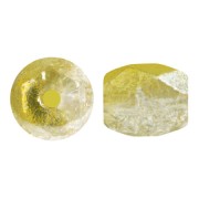 6x5mm Glass beads Baros® by Puca® - Ice Slushy Pineapple x10g|raw }}