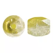 6x5mm Glass beads Baros® by Puca® - Ice Slushy Pineapple x10g