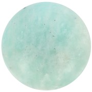 14mm round gemstone cabochon - Amazonite x1