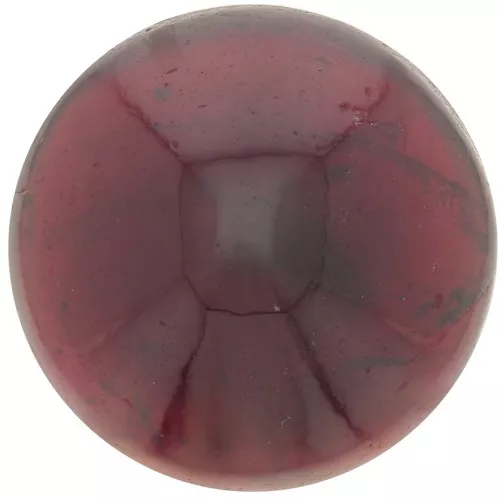 14mm round gemstone cabochon - Garnet x1
