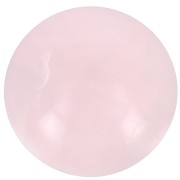 14mm round gemstone cabochon - rose Quartz x1|raw }}