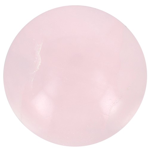 14mm round gemstone cabochon - rose Quartz x1