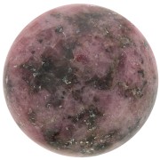 14mm round gemstone cabochon - Rhodonite x1|raw }}