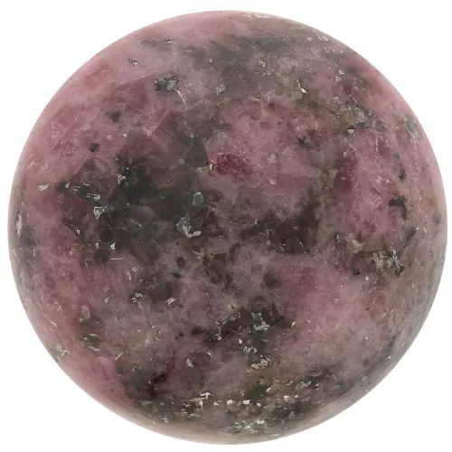 14mm round gemstone cabochon - Rhodonite x1