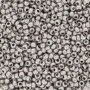 Preciosa Seed beads 11/0 2 mm - Dark Grey Metallic x20g