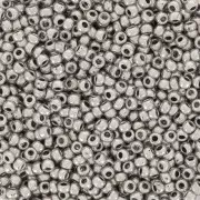 Preciosa Seed Beads 11/0 2 mm - Dark Metallic Gray x 20 g