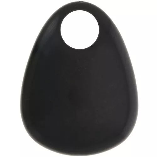 38x29mm Acrylic Drop Pendant - Black x1