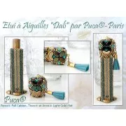 74x12mm Biodegradable polymer holder to be decorated by Puca® - Needle case x1