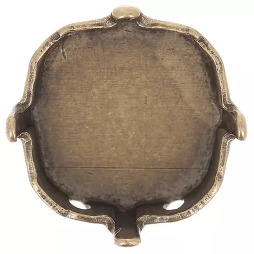 Serti griffe dos fermé pour cabochon PureCrystal 4470 10 mm - Bronze x11 mm Closed