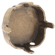 Serti griffe dos fermé pour cabochon PureCrystal 4470 10 mm - Bronze x11 mm Closed