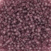 Toho Seed beads 15/0 TO15R6BF - Transparent Medium Amethyst Frosted x8g