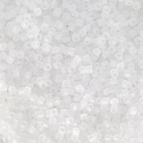 Toho Seed beads 15/0 TO15R1F - Transparent Crystal Frosted x8g