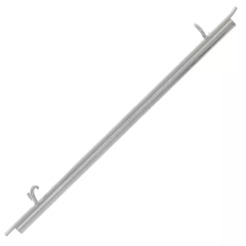 60mm Miyuki slide end tube - Rhodium x1