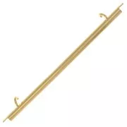 60mm Miyuki slide end tube - Fine Gold-plated x1
