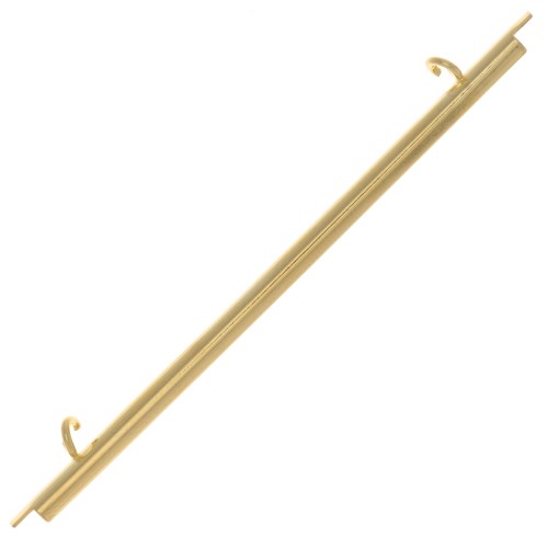 60mm Miyuki slide end tube - Fine Gold-plated x1