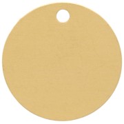 12mm 304 Stainless Steel Round Engraving Sequin - Gold Tone x1|raw }}