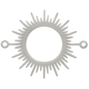 17mm 304 Stainless Steel Sunburst Spacer x1|raw }}