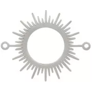 17mm 304 Stainless Steel Sunburst Spacer x1