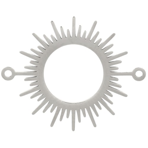 17mm 304 Stainless Steel Sunburst Spacer x1