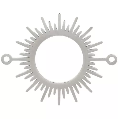 17mm 304 Stainless Steel Sunburst Spacer x1