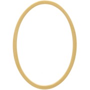 24x17mm 304 stainless steel oval link connector - Gold x1|raw }}