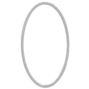 26x15 mm 316L stainless steel oval link connector x1