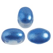 7x5mm Glass beads Samos® by Puca® - Ice Slushy Blue Raspberry x10g