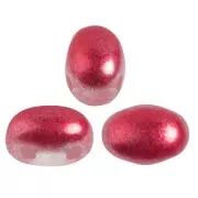 7x5mm Glass beads Samos® by Puca® - Ice Slushy Cherry x10g
