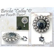 7x5mm Glass beads Samos® by Puca® - Ice Slushy Licorice x10g