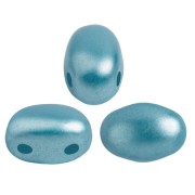 7x5mm Glass beads Samos® by Puca® - Pastel Aqua x10g|raw }}